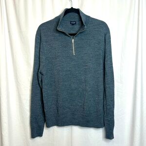 J Crew men’s quarter zip sweater